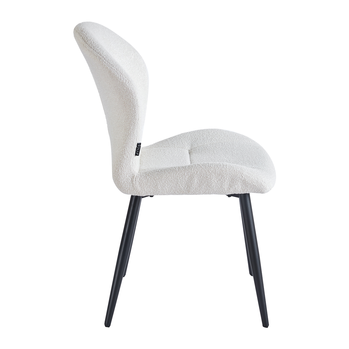 4Rico Lucente Stuhl weiß - Salon Empfangsstuhl modern