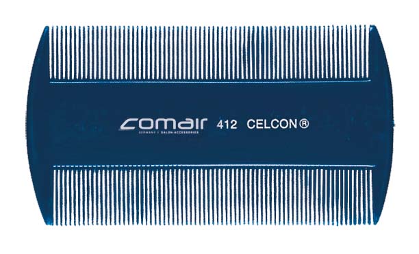 Staubkamm Blau 8Cm Friseur
