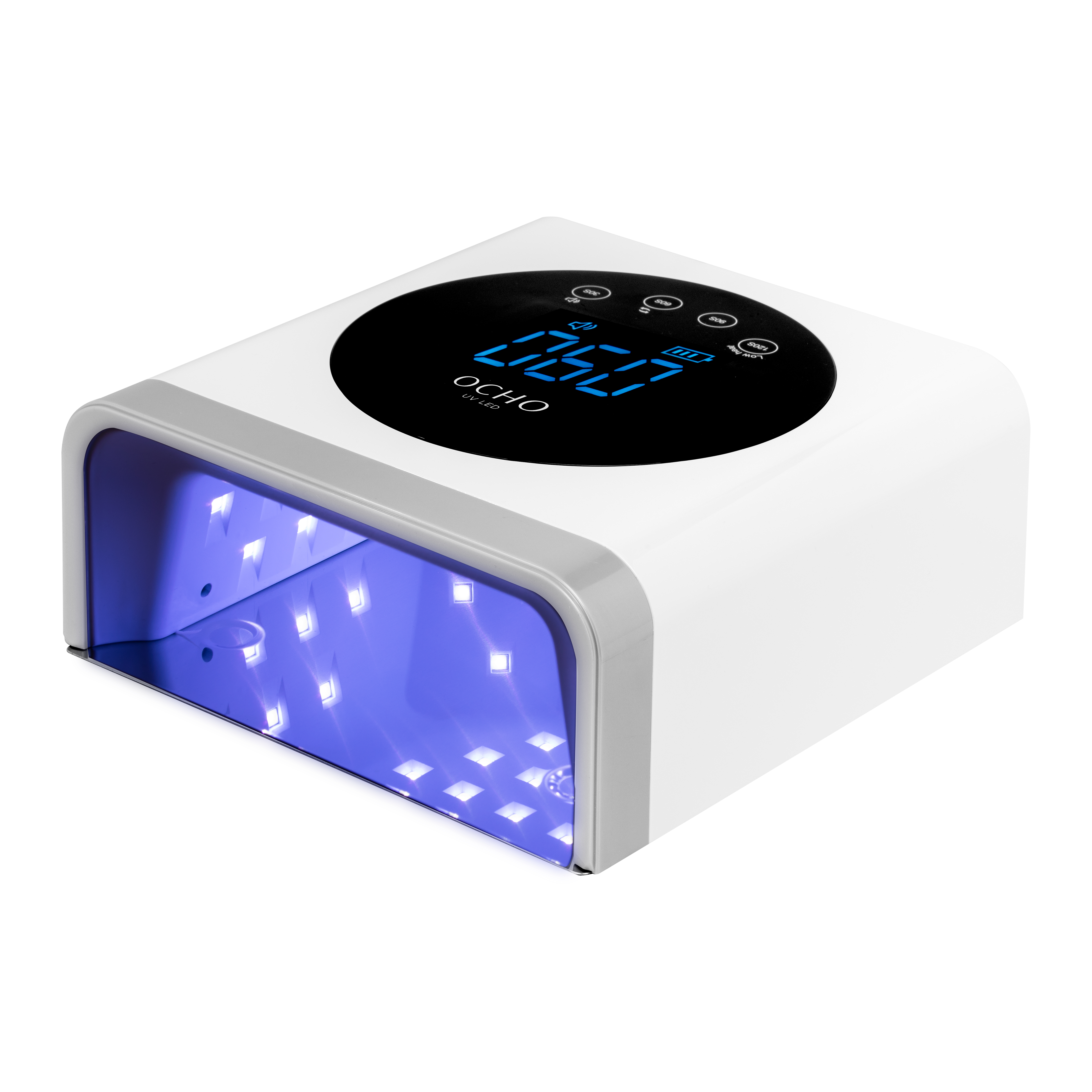 UV LED Nagellampe X22 72W kabellos weiß mit Spiegelboden