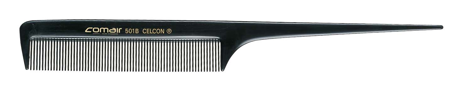 Stielkamm Fein Gezahnt Schwarz 20 5Cm Friseur