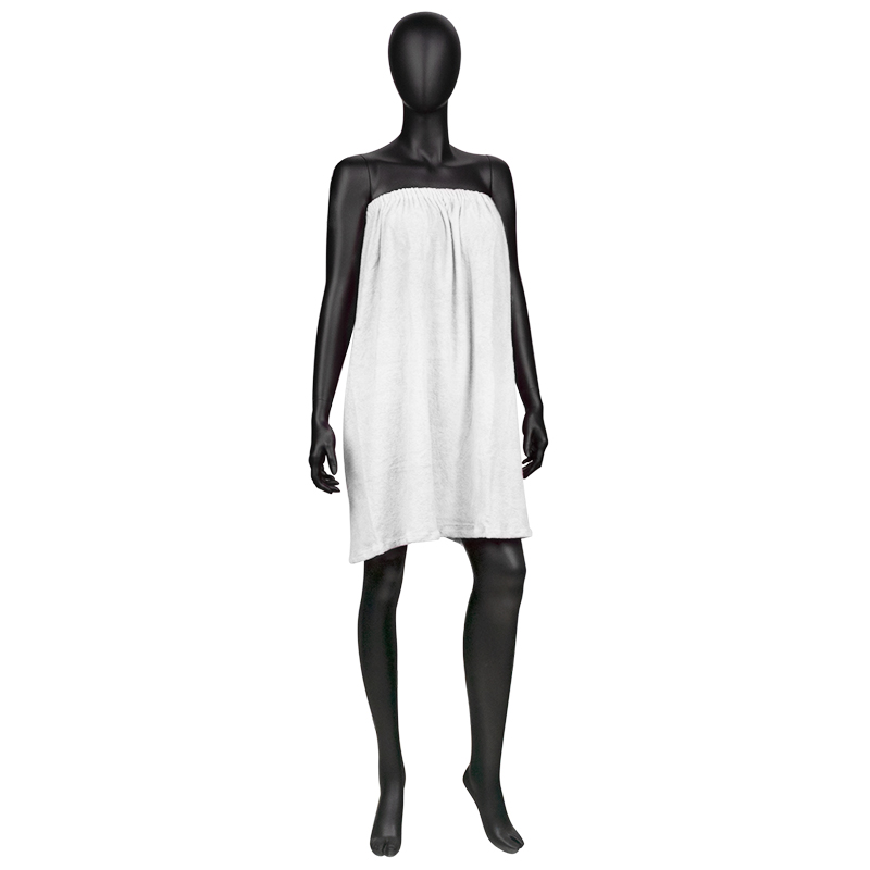 Kosmetikumhang Frotté Weiß 70x150cm Klettverschluss