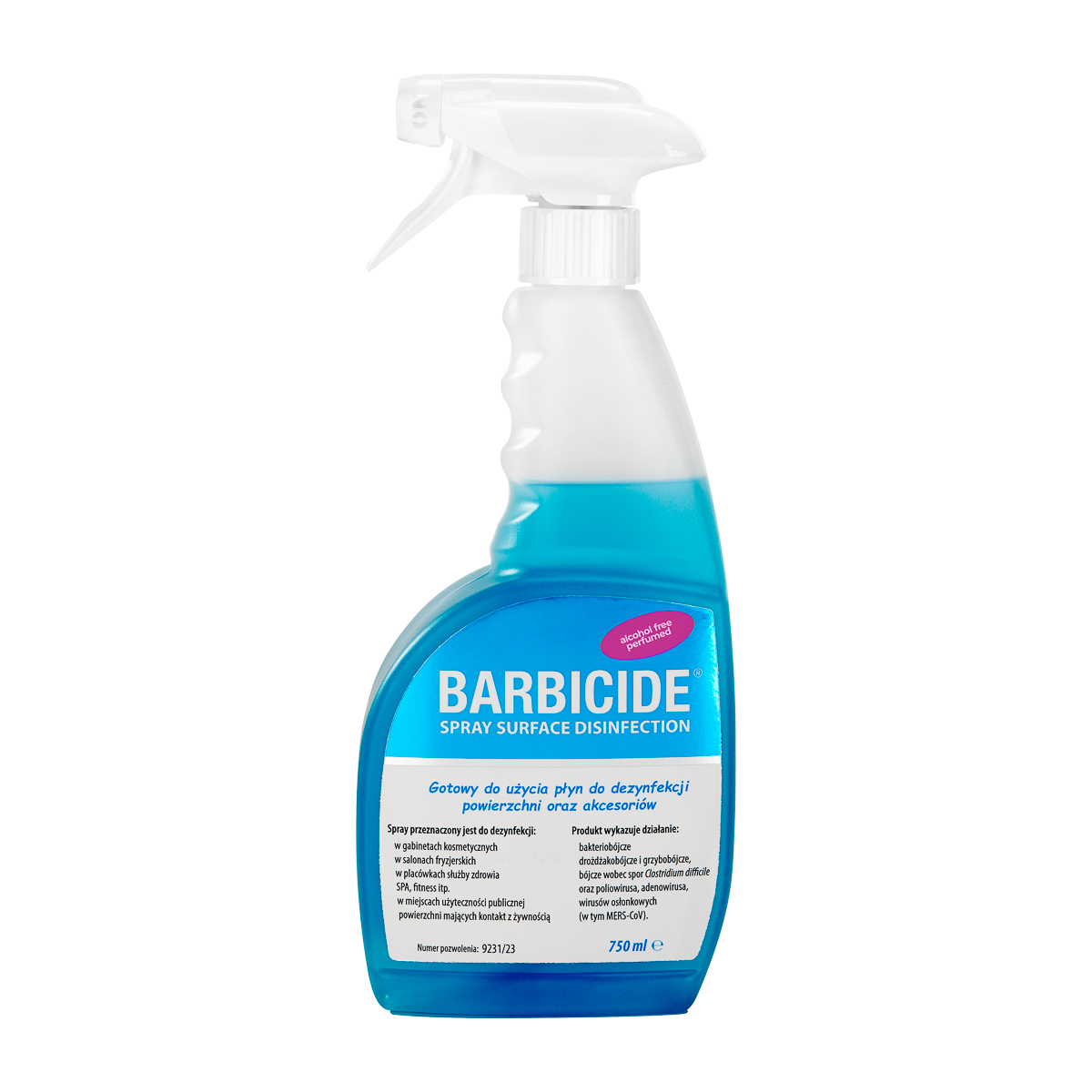 Barbicide Desinfektionsspray 750ml Flächendesinfektion