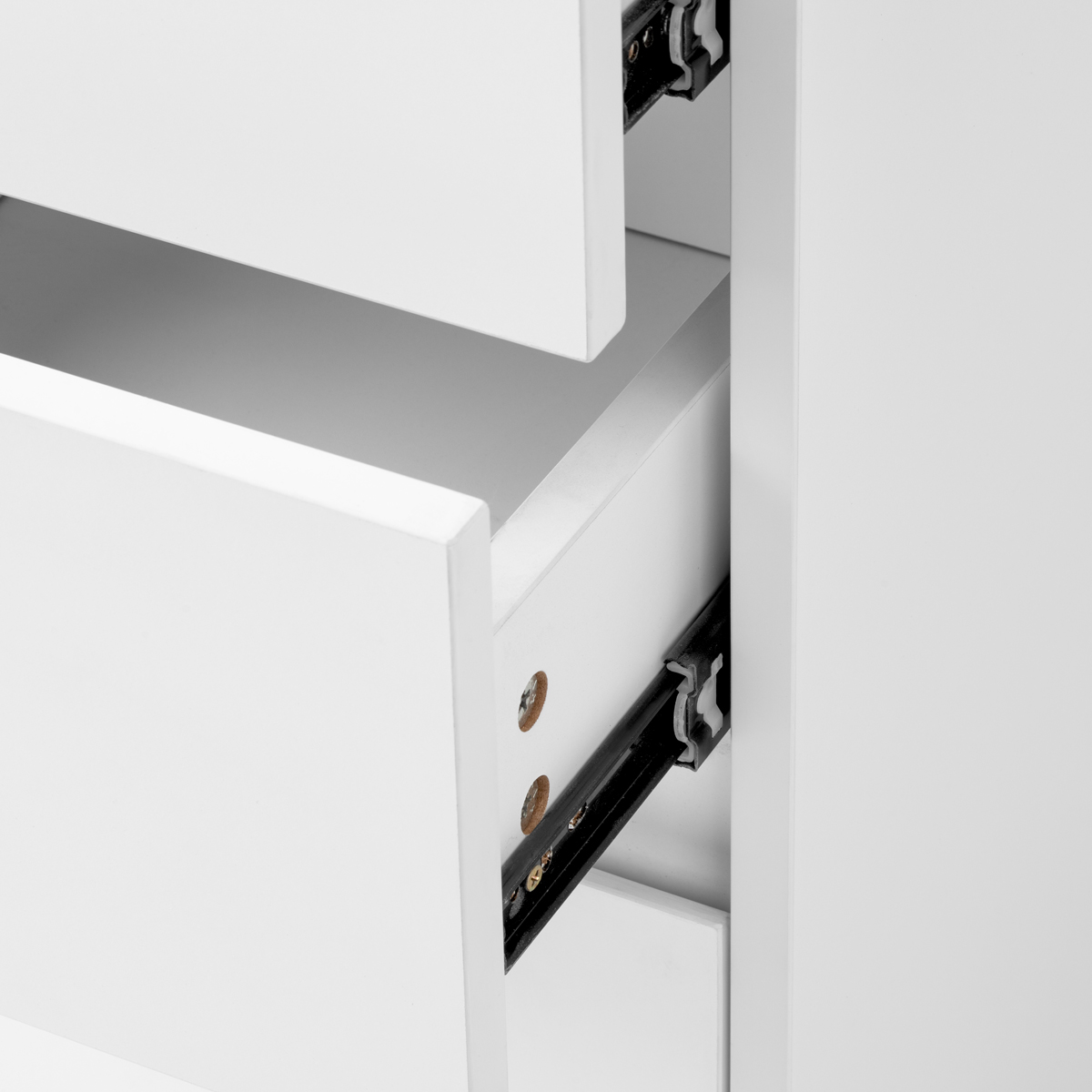 Kosmetikschreibtisch 332 weiß mit 3 Schubladen