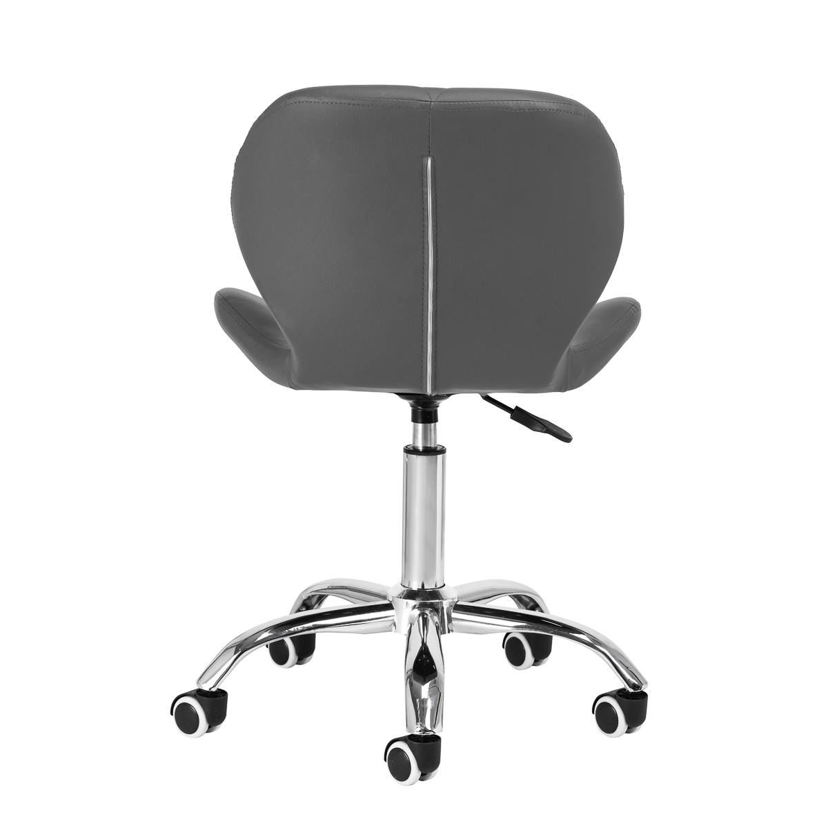 Kosmetikhocker QS-06 Grau - Ergonomischer Friseursitz für Salon & Studio