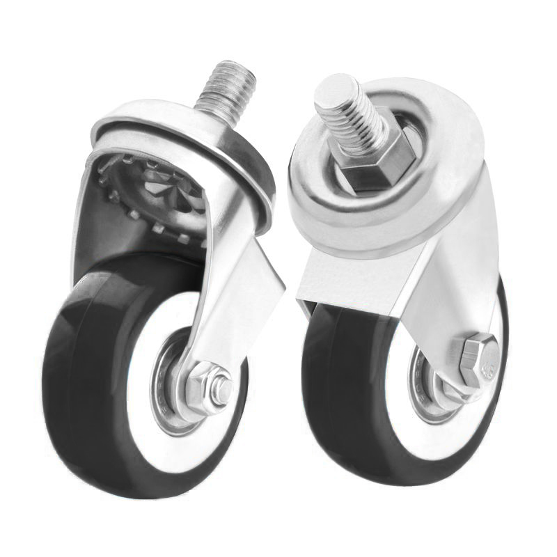 Rollensatz für Stühle Basic 4er Set – Metall-Gummi