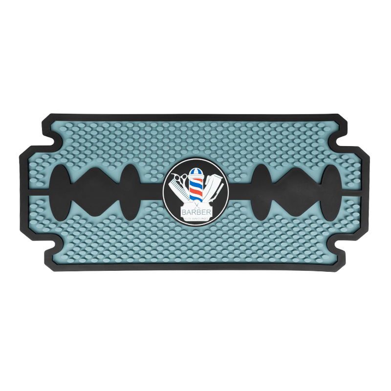 Barbiermatte Rasierklinge Antirutsch 44x19,5cm