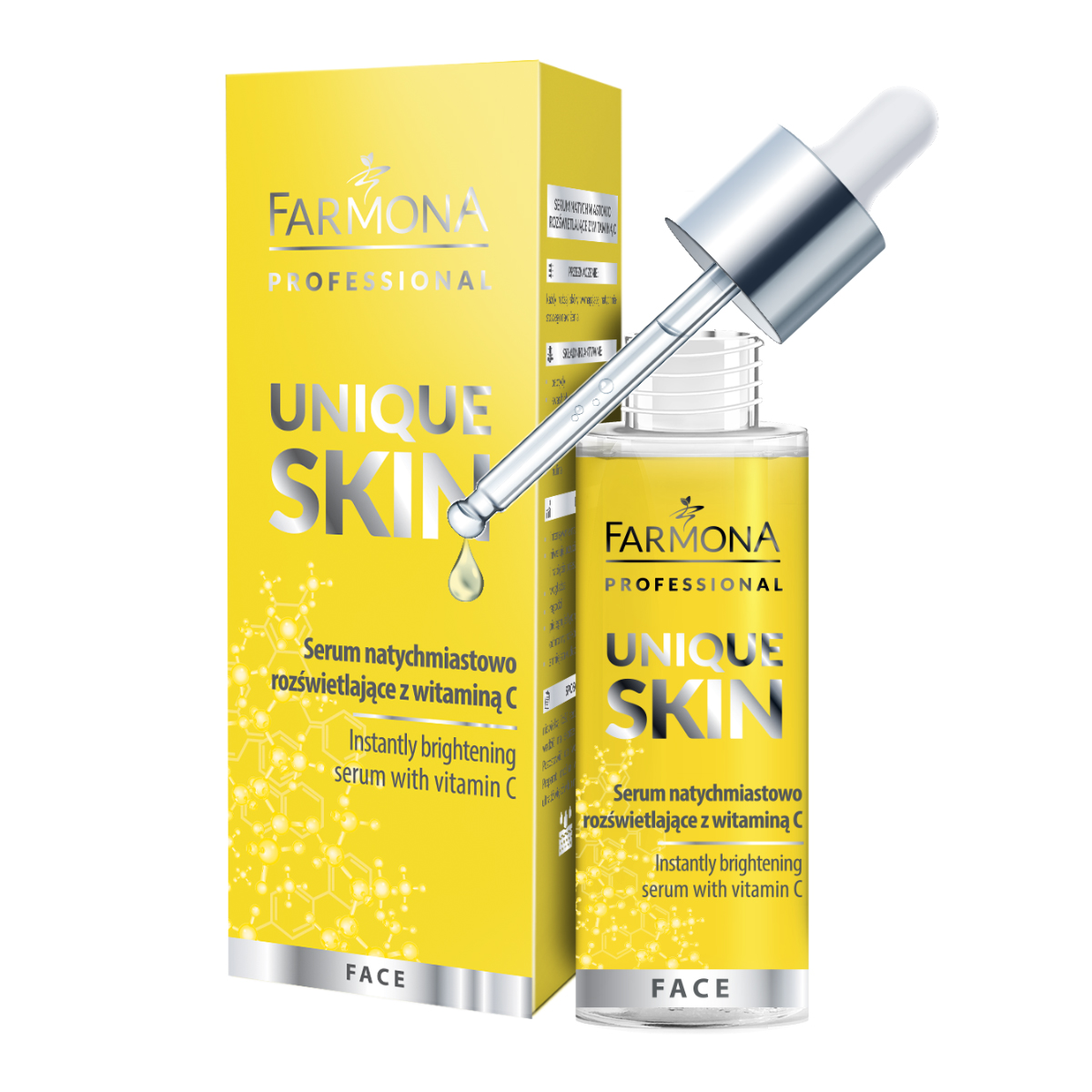 Farmona UNIQUE SKIN Vitamin C Aufhellungs-Serum 30ml - Sofortwirkung für strahlende Haut