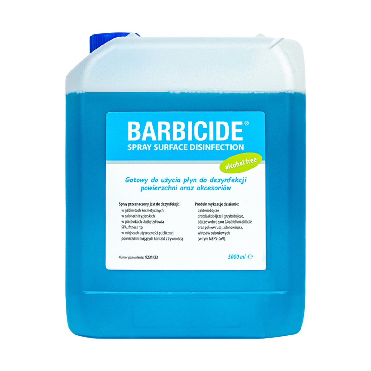 Barbicide Desinfektionsspray geruchslos 5L Nachfüllung