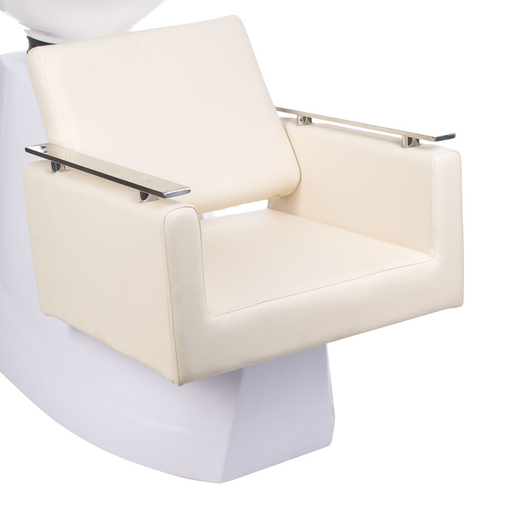 Eleganter Salon-Waschplatz mit regulierbarer Schale - Profi-Ausführung