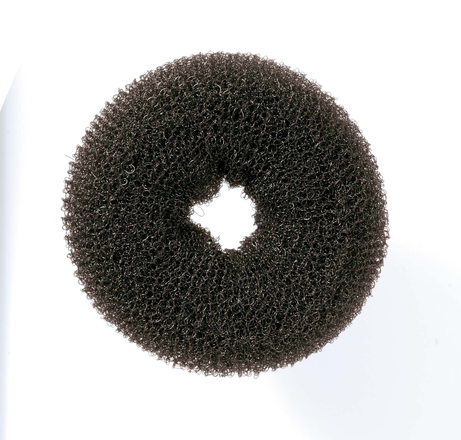 Knotenrolle Schwarz Duttkissen 9Cm 10G Friseur 01