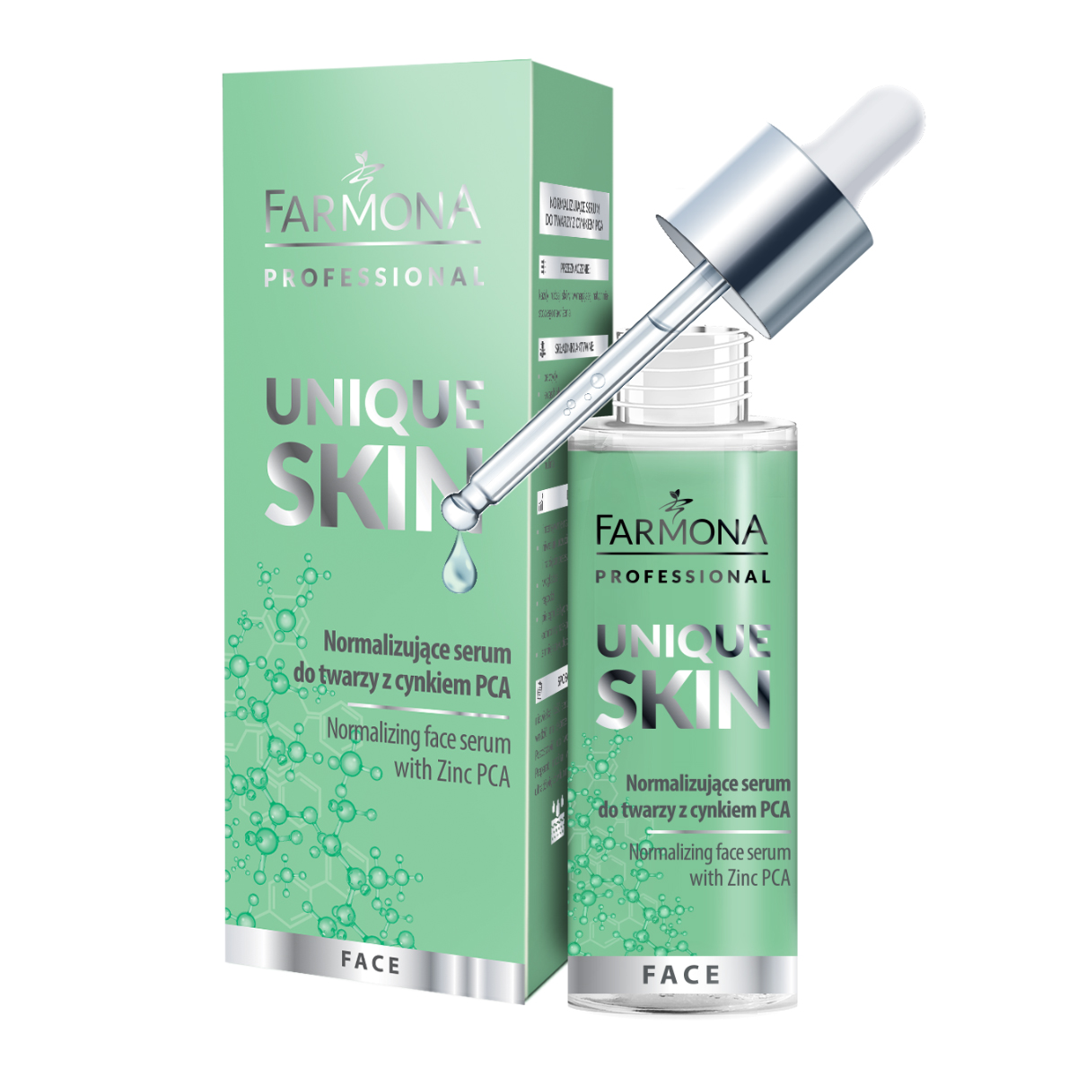 Farmona UNIQUE SKIN Normalisierendes Serum mit Zink PCA 30 ml - Porenverkleinerer & Hautausgleicher