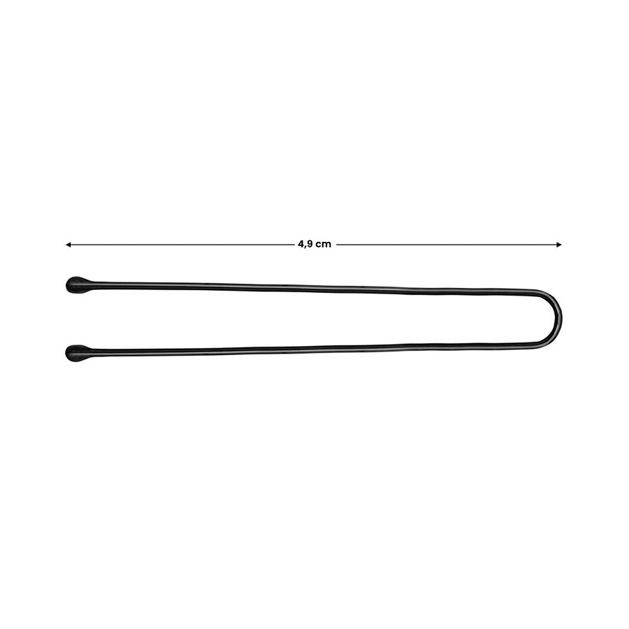 Friseur Haarnadeln 150 St. 4,9cm schwarz – Metall