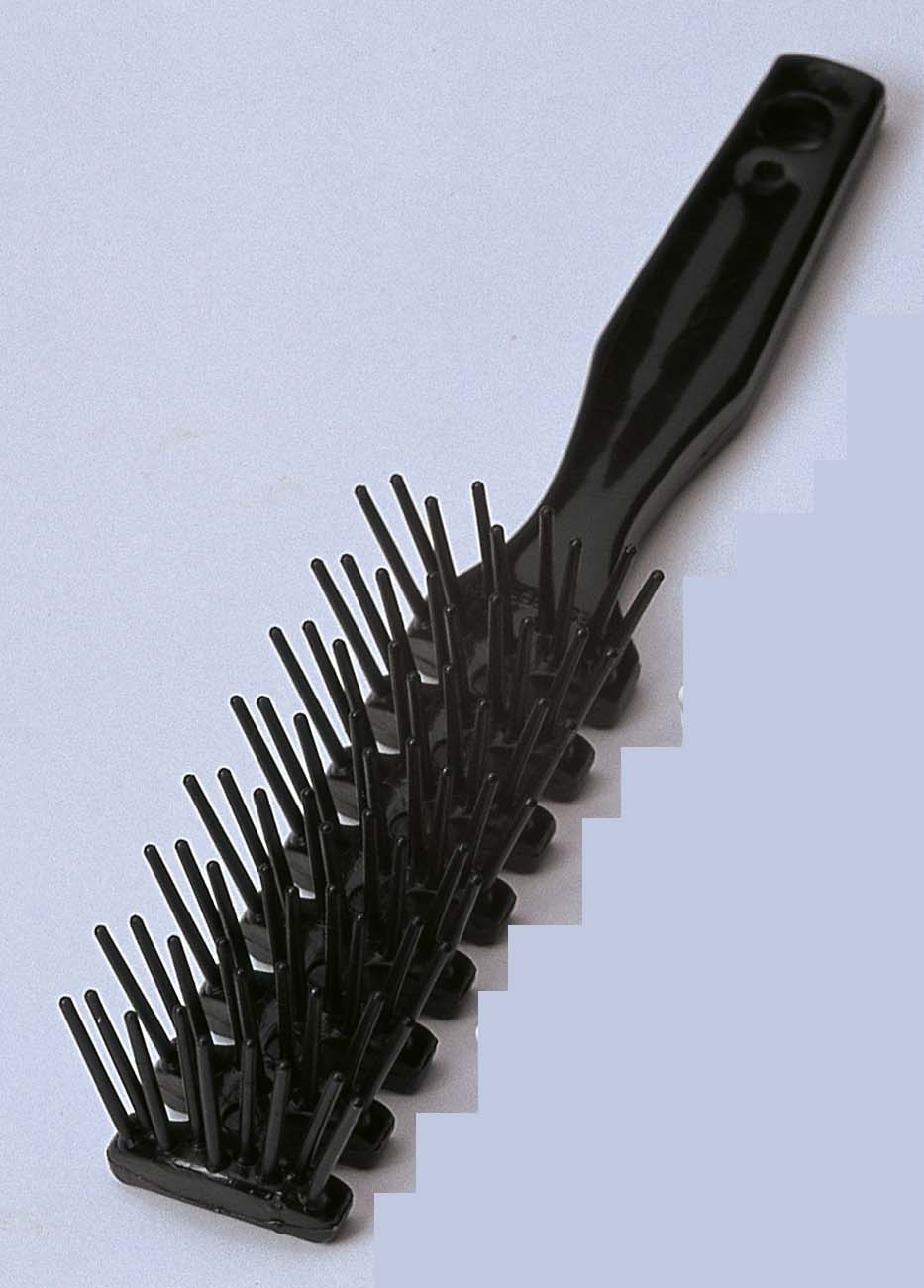Tunnelbuerste Ventbuerste Nylon Mini Schwarz Friseur