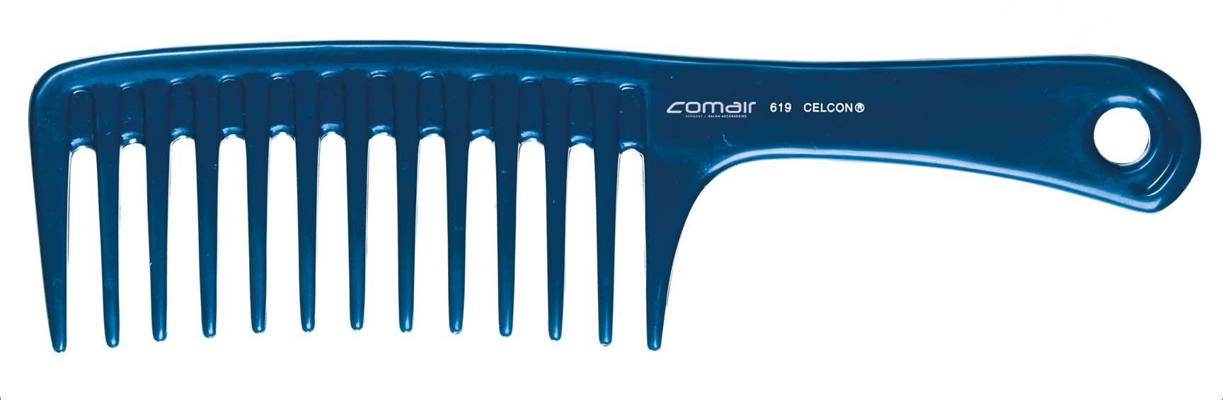 Griffkamm Weit Gezahnt Blau 28Cm Friseur