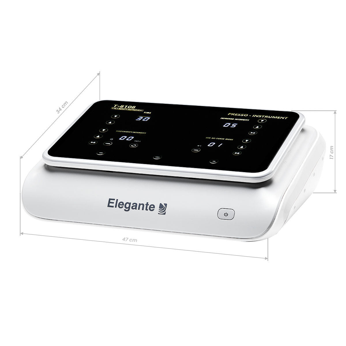 Elegantes Platin T8108 Pressotherapie-Gerät – Infrarot & EMS