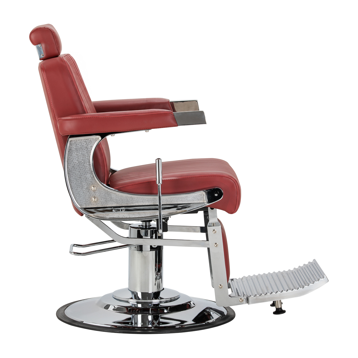 Barberstuhl Gabbiano Visionerio+ Rot Chrom – Hydraulik - Ansicht 2