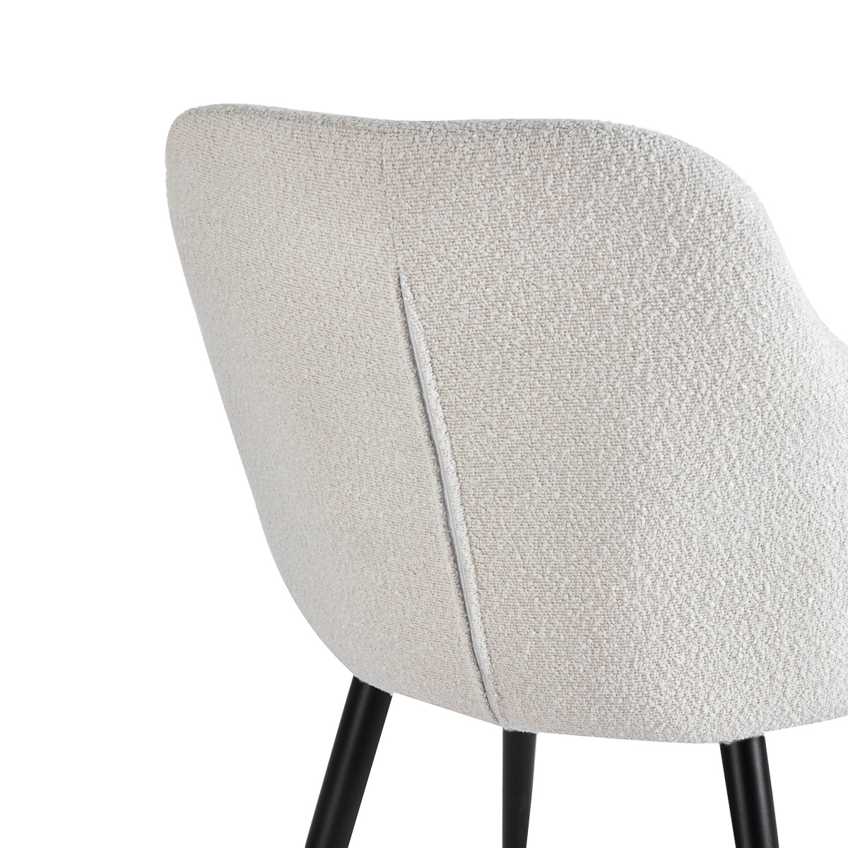 4Rico Intra Salon Stuhl weiß - eleganter Empfangsstuhl
