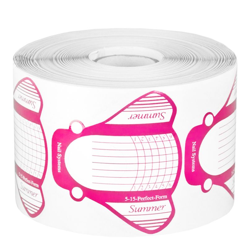 Nagelschablonen Rosa 500er Pack – Acryl & Gel