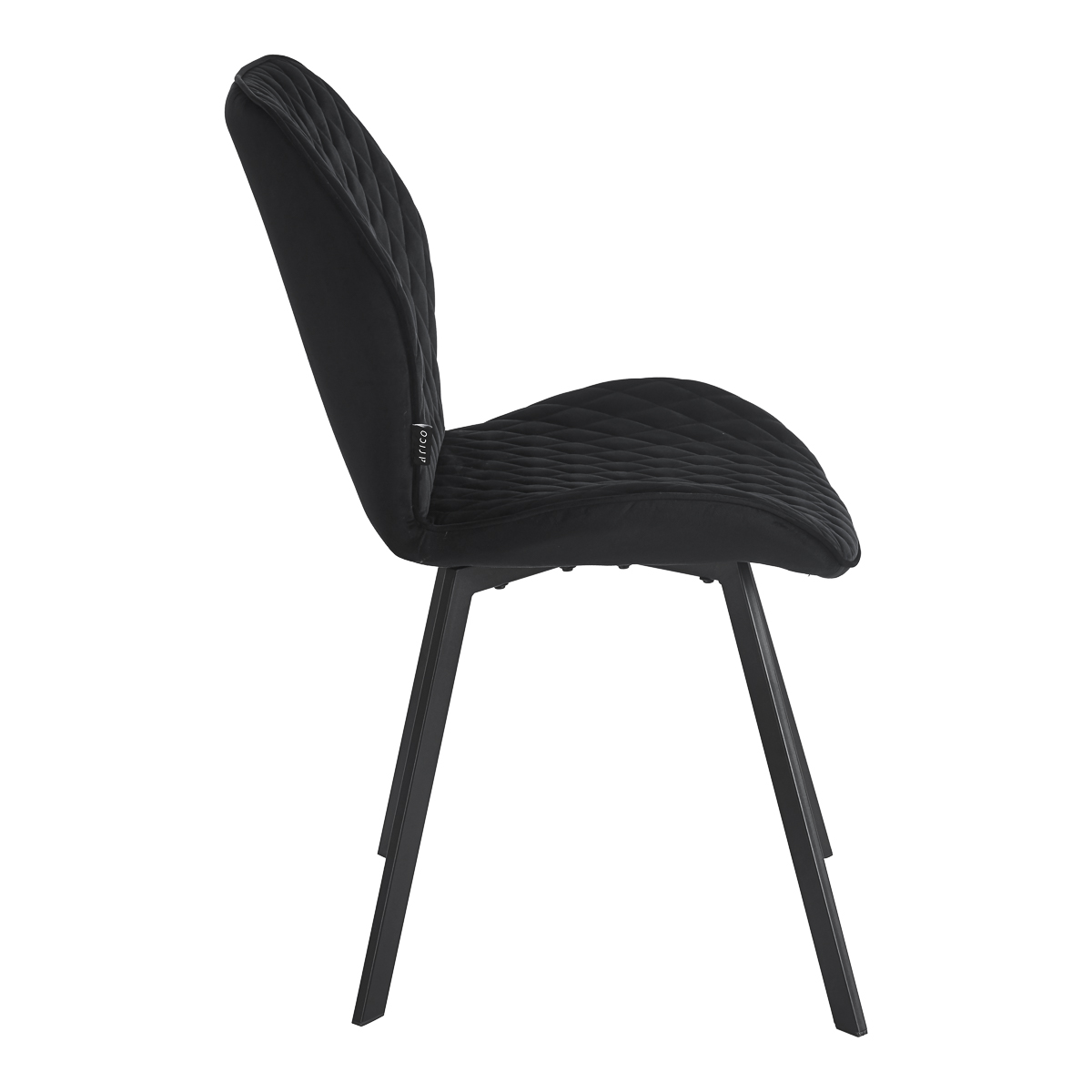 4Rico Vetro Stuhl schwarz – Eleganter Salonstuhl modern