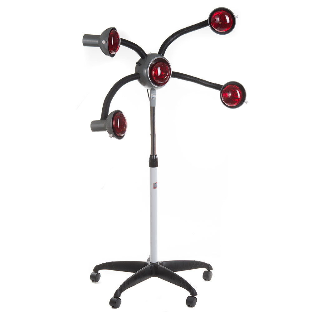 Profi Klimazon Infrarot-Wärmegerät mit 5 Lampen auf Stativ - Salon