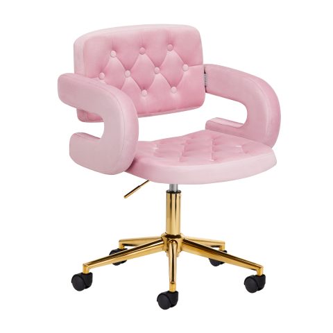 Gabbiano Bedienplatz B085B4RICO Friseurstuhl Rosa