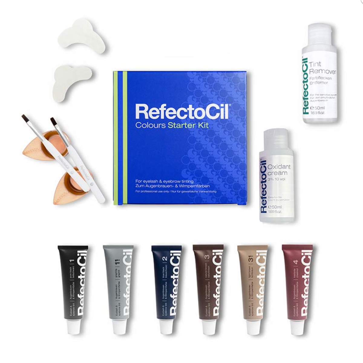 RefectoCil Augenbrauen Wimpernfarbe Starter Kit 6 Farben - Ansicht 4