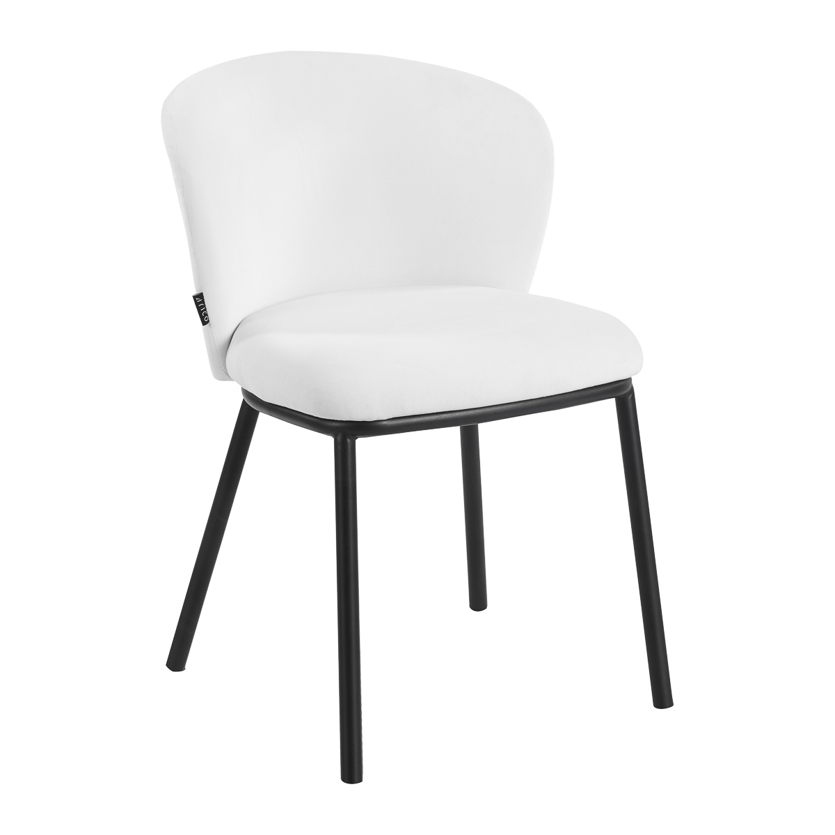 4Rico Linea Stuhl weiß - Eleganter Salonstuhl mit Design