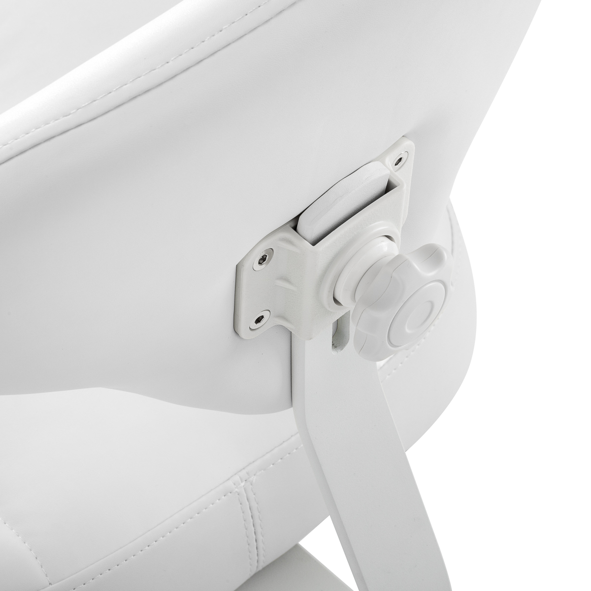 Kosmetikhocker Azzurro 156-F Bump-up Schneeweiß