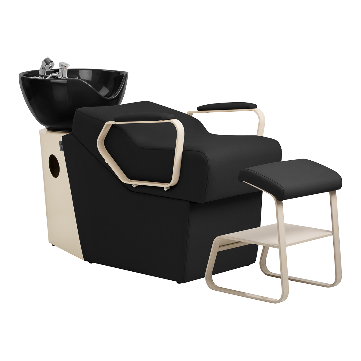 Omega Friseurwaschbecken Marina schwarz – Modern & Ergonomisch