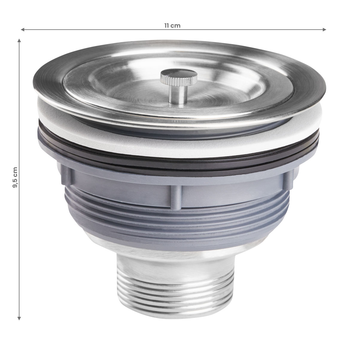 Friseurwäsche Drain Q5 Ablaufset – Universal Abflussanlage