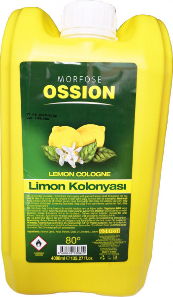 Limon Kolonya OSSION After Shave Duftwasser Zitrone 4000 ml