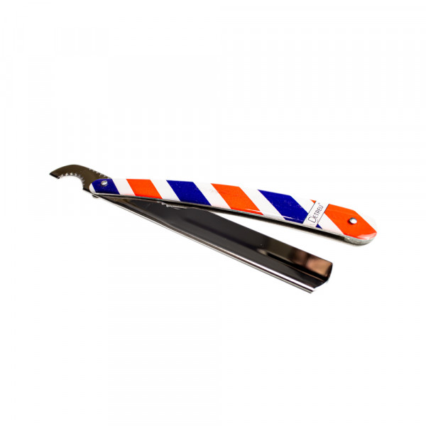 Detreu Rasiermesser Barber Stripes mit Metallschiene