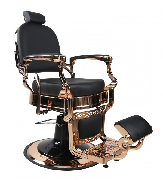 DETREU HERREN BEDIENUNGSSTUHL BARBER SHOP VINTAGE ROSE GOLD