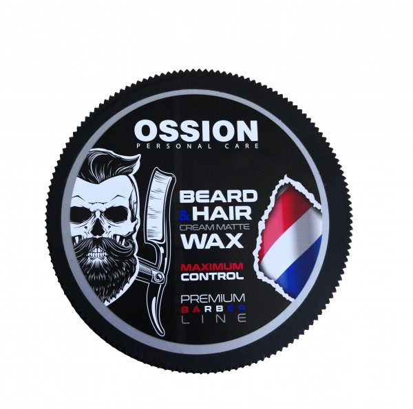 OSSION Bart & Haar Cream Matte Wax Maximaler Halt 175 ml