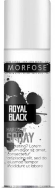 Morfose Glitter Mech Haarspray Royal Black 150ml