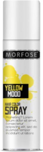 Morfose Glitter Mech Haarspray Yellow Mood 150ml
